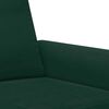 vidaXL Ensemble de canap&eacute;s 2 pcs avec coussins Vert fonc&eacute; Velours