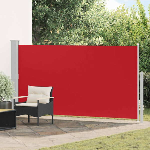 vidaXL Auvent lat&eacute;ral de patio 160x300 cm Rouge