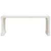 vidaXL Banc de jardin extensible blanc 212,5x40,5x45cm bois massif pin