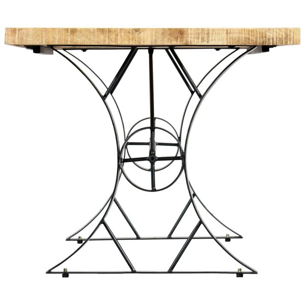 vidaXL Table &agrave; manger 180x90x76 cm Bois de manguier massif