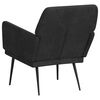 vidaXL Fauteuil Noir 62x79x79 cm Velours