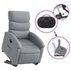 vidaXL Fauteuil inclinable gris clair tissu