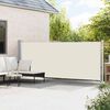 vidaXL Auvent lat&eacute;ral r&eacute;tractable de patio 600x160 cm cr&egrave;me