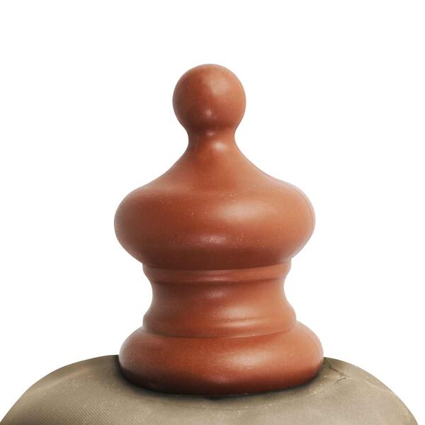 vidaXL Parasol d'ext&eacute;rieur avec m&acirc;t en bois 350 cm Taupe