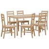 vidaXL Ensemble de salle &agrave; manger 7 pcs Bois d'acacia solide
