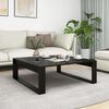 vidaXL Table basse Noir 100x100x35 cm Bois d&rsquo;ing&eacute;nierie