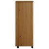 vidaXL Armoire roulante avec tiroirs MOSS bois de pin marron miel