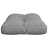 vidaXL Coussin de palette gris 60x40x12 cm tissu