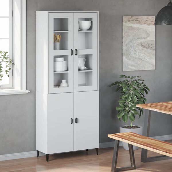 vidaXL Dessus pour buffet VIKEN blanc bois d'ing&eacute;nierie