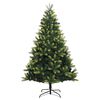 vidaXL Sapin de No&euml;l artificiel &agrave; charni&egrave;res avec support 210 cm