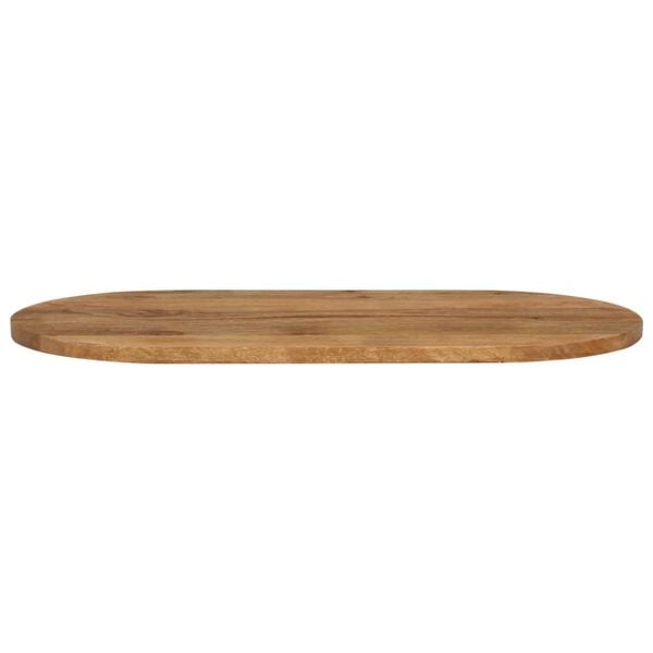 vidaXL Dessus de table 80x40x3,8 cm ovale bois massif de manguier