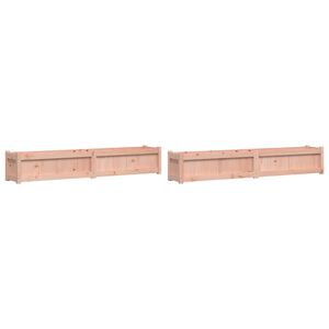 vidaXL Jardini&egrave;res 2 pcs bois massif douglas