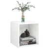 vidaXL Armoires murales 2 pcs Blanc 37x37x37 cm Bois d&rsquo;ing&eacute;nierie