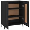 vidaXL Buffet Noir 69,5x34x90 cm Bois d'ing&eacute;nierie