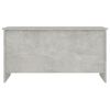 vidaXL Table basse gris b&eacute;ton 102x55,5x52,5 cm bois d'ing&eacute;nierie