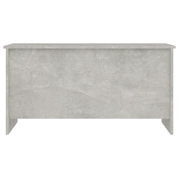 vidaXL Table basse gris b&eacute;ton 102x55,5x52,5 cm bois d'ing&eacute;nierie