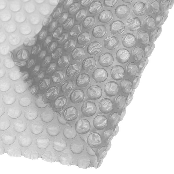 vidaXL Film solaire de piscine flottant PE 732x366 cm Gris