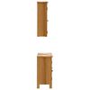 vidaXL Ensemble de meubles de salle de bain 2 pcs bois de pin massif