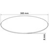 vidaXL Dessus de table rond Verre tremp&eacute; 300 mm