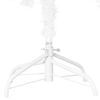 vidaXL Arbre de Noël artificiel pré-éclairé et boules blanc 150 cm PVC