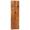 vidaXL Porte-manteaux muraux 2 pcs 36x3x110 cm Bois d'acacia massif