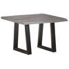 vidaXL Table basse avec bord naturel 60x60x40 cm Bois d'acacia massif