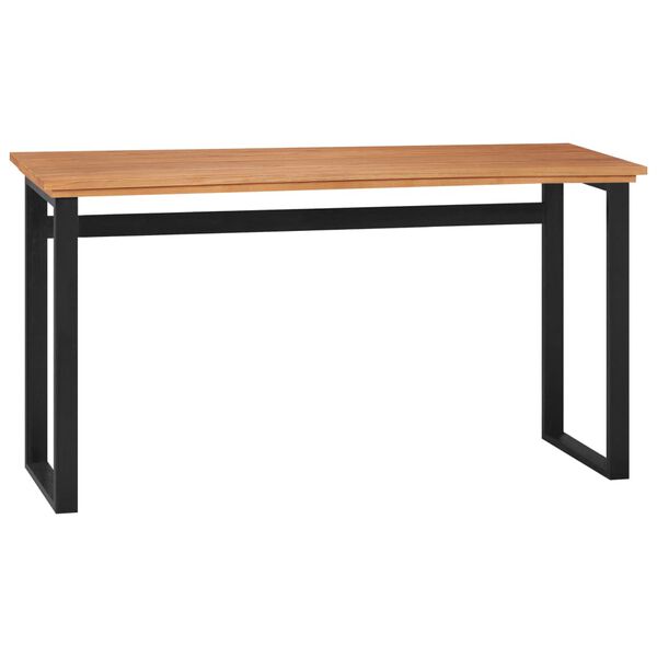 vidaXL Bureau 120x45x75 cm Bois de teck solide