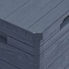 vidaXL Bo&icirc;te de rangement de jardin 90 L Anthracite