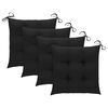 vidaXL Ensemble &agrave; manger d'ext&eacute;rieur pliable 5pcs avec coussins Bambou