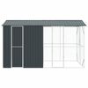 vidaXL Cage pour oiseaux Anthracite 430 x 208 x 247 cm Acier galvanisé