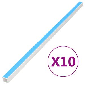 vidaXL Goulotte de c&acirc;ble auto-adh&eacute;sive 20x10 mm 10 m PVC
