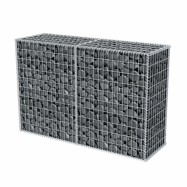 vidaXL Panier de gabion Acier galvanis&eacute; 150x50x100 cm