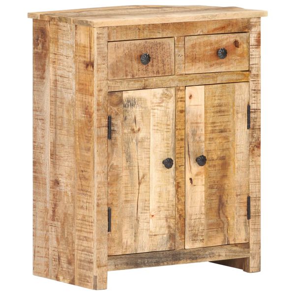 vidaXL Buffet 59x35x75 cm Bois de manguier brut