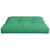 vidaXL Coussin de palette vert 70x70x12 cm tissu