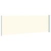 vidaXL Auvent lat&eacute;ral r&eacute;tractable de patio 200x600 cm Cr&egrave;me