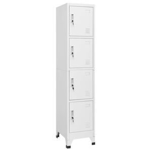 vidaXL Armoire &agrave; casier avec 4 compartiments 38x45x180 cm