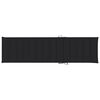 vidaXL Chaises longues lot de 2 avec coussin noir Bois de teck solide