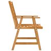 vidaXL Ensemble &agrave; manger de jardin 7 pcs Bois d'acacia solide