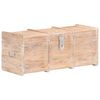 vidaXL Coffre de rangement 90x40x40 cm bois d'acacia solide