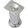 vidaXL Pieds ronds de canap&eacute; 8 pcs Chrome 180 mm