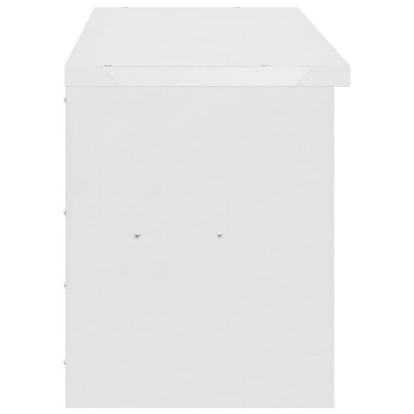 vidaXL Armoire murale de cuisine 90x40x50 cm Acier inoxydable