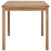 vidaXL Table &agrave; d&icirc;ner de jardin 140x80x77 cm Bois de teck solide