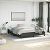 vidaXL Cadre de lit sans matelas noir California similicuir