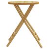 vidaXL Table de jardin pliable &Oslash;55x75 cm bambou