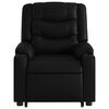vidaXL Fauteuil inclinable de massage électrique noir similicuir