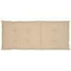 vidaXL Chaises de jardin lot de 6 avec coussins beige Bois teck massif