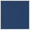 vidaXL Couverture lest&eacute;e Bleu 200x200 cm 13 kg Tissu