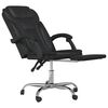 vidaXL Fauteuil inclinable de bureau noir similicuir