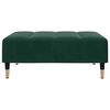 vidaXL Repose-pied vert fonc&eacute; 77x55x31 cm velours