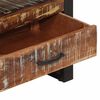 vidaXL Bibliothèque 118x30x200 cm Bois de récupération massif